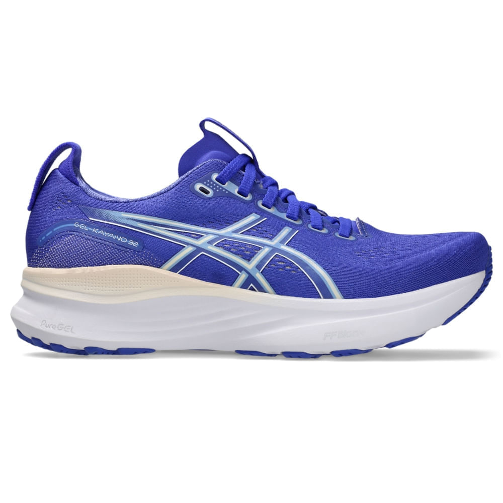 Tênis ASICS GEL-Kayano 32 - Feminino - Azul/Prata - tam: 40.5