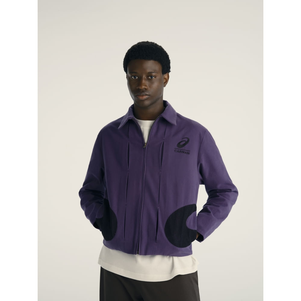 Jaqueta ASICS Spiral Cuts X Carnan - Roxo - tam: PP
