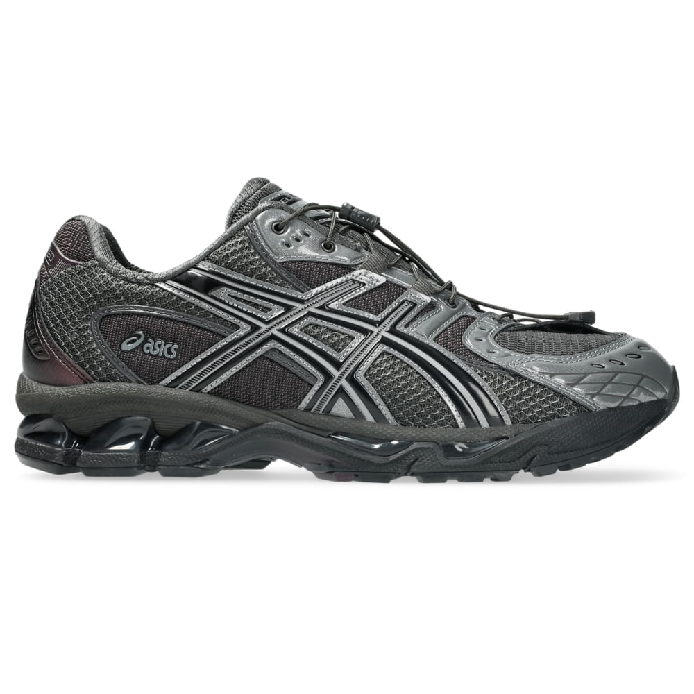 Tênis ASICS GEL-Nimbus 10.1 x UNAFFECTED - Unissex - Cinza/Preto - tam: 37.5