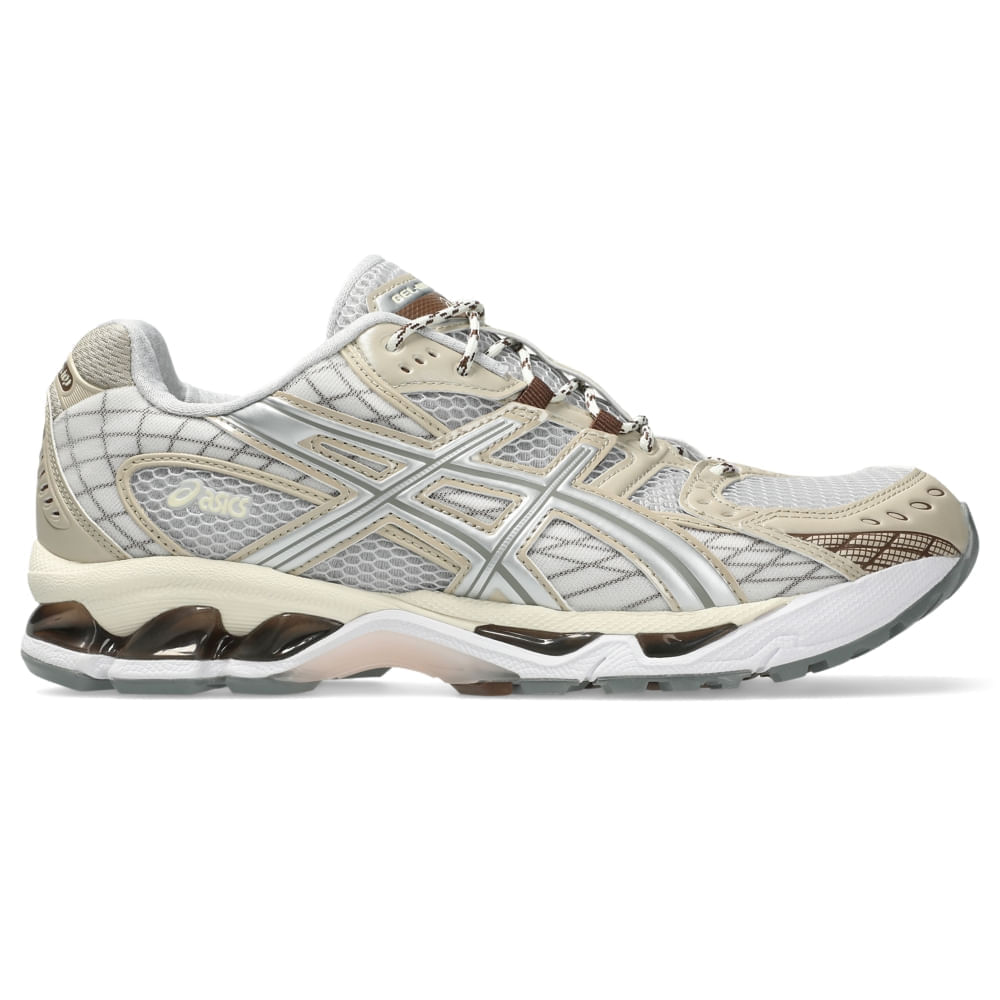 Tênis ASICS GEL-Nimbus 10.1 - Unissex - Cinza/Bege - tam: 47