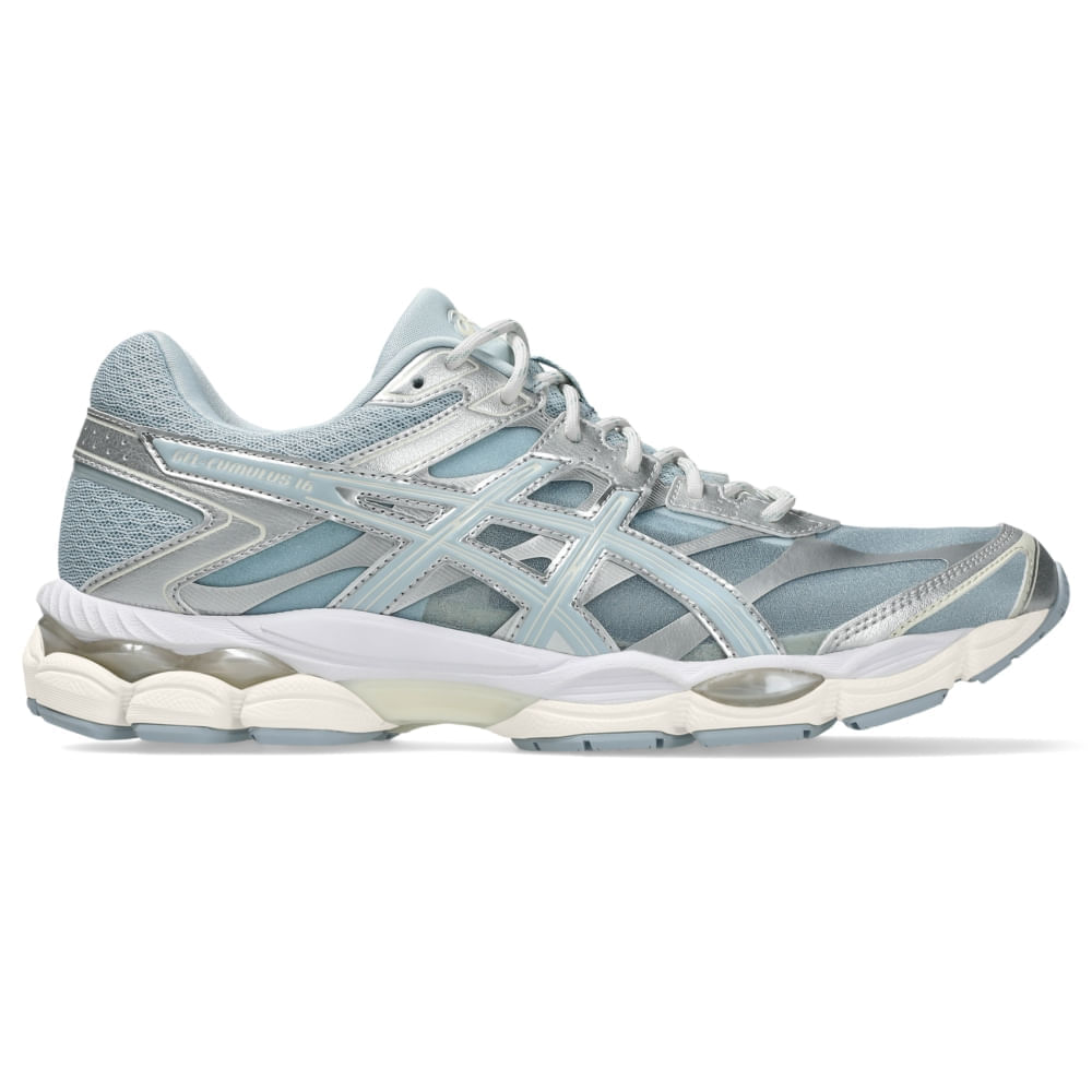Tênis ASICS Gel Cumulus 16 - Azul/Prata - tam: 41