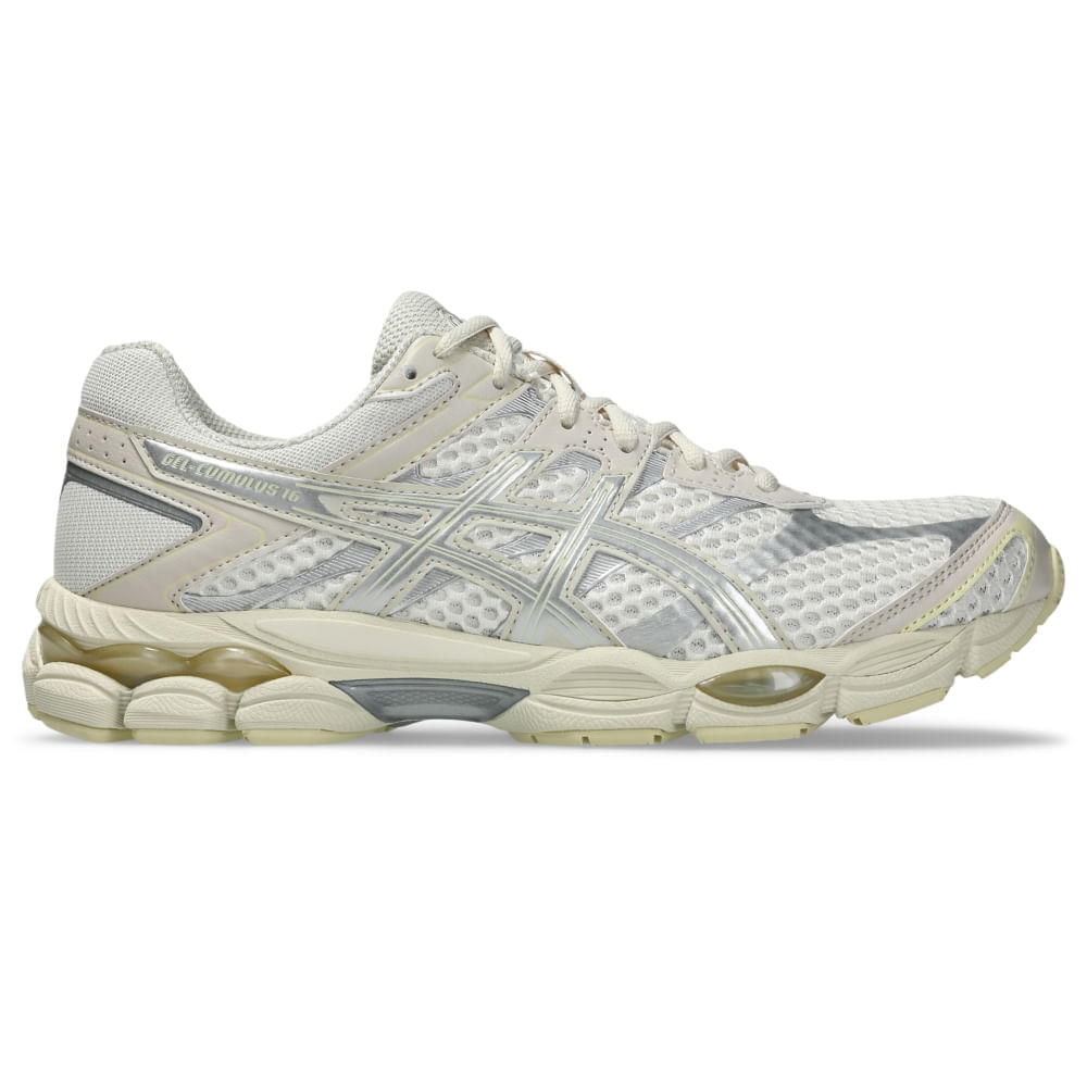 Tênis ASICS Gel Cumulus 16 - Bege/Prata - tam: 41
