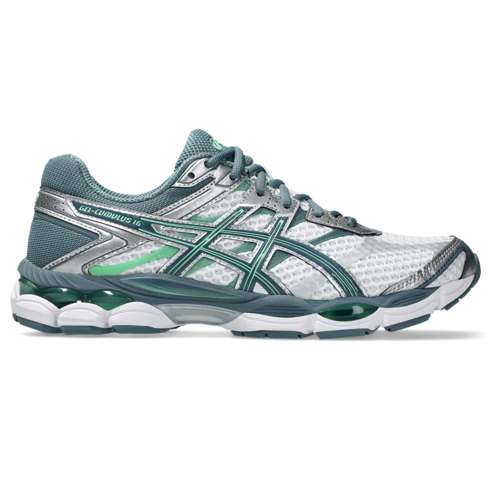 Tênis ASICS Gel Cumulus 16 - Branco/Cinza - tam: 47