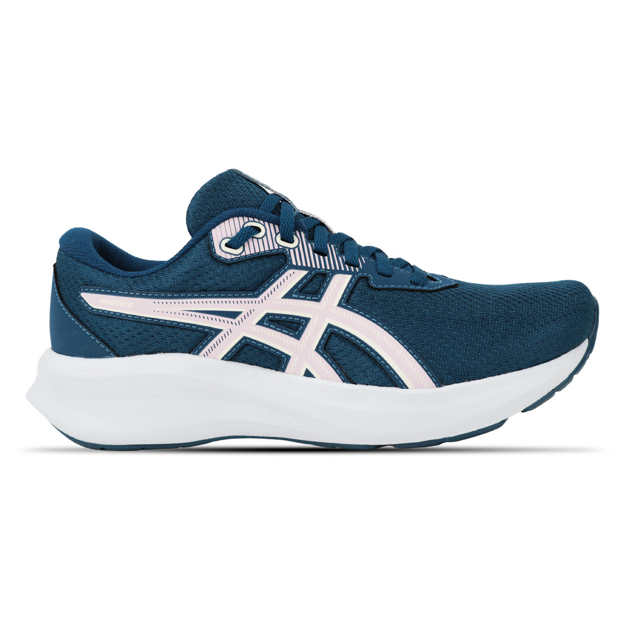 Tênis ASICS Raiden 5 - Feminino - Azul/Rosa - tam: 35