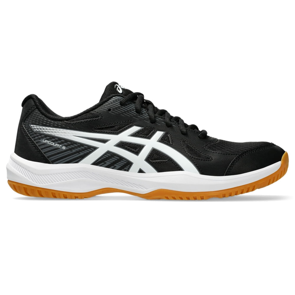 Tênis ASICS Upcourt 6 - Masculino - Preto/Branco - tam: 37.5