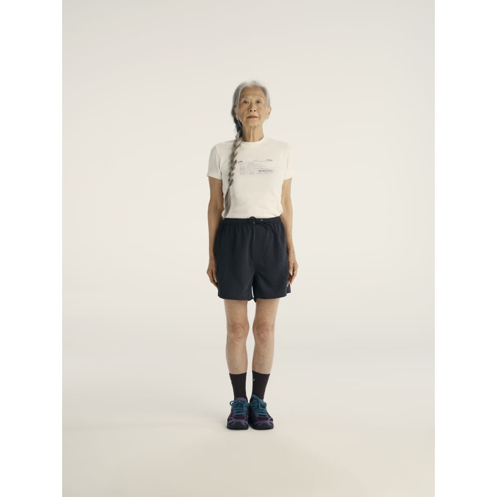 Shorts ASICS Spiral Cuts X Carnan - Marrom - tam: G