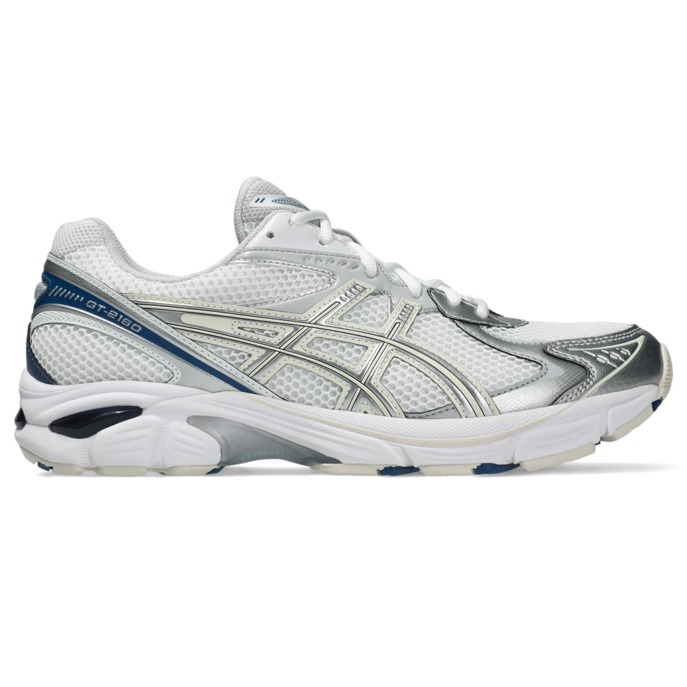 Tênis ASICS GT-2160 - Unissex - Branco/Azul - tam: 44