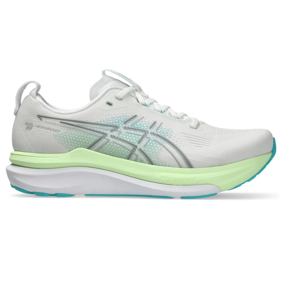 Tênis Asics Gel-Kayano 33 - Masculino - Branco/Azul