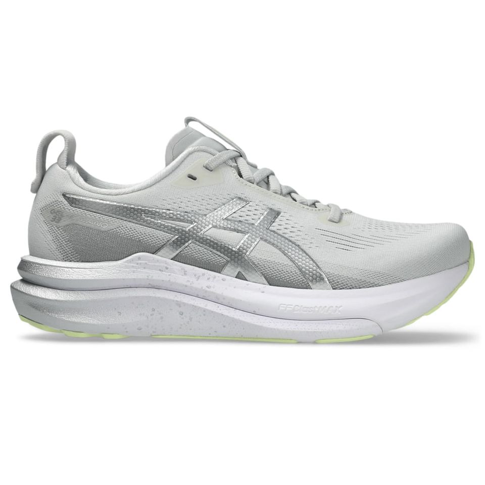 Tênis Asics Gel-Kayano 33 Platinum - Feminino - Prata/Verde