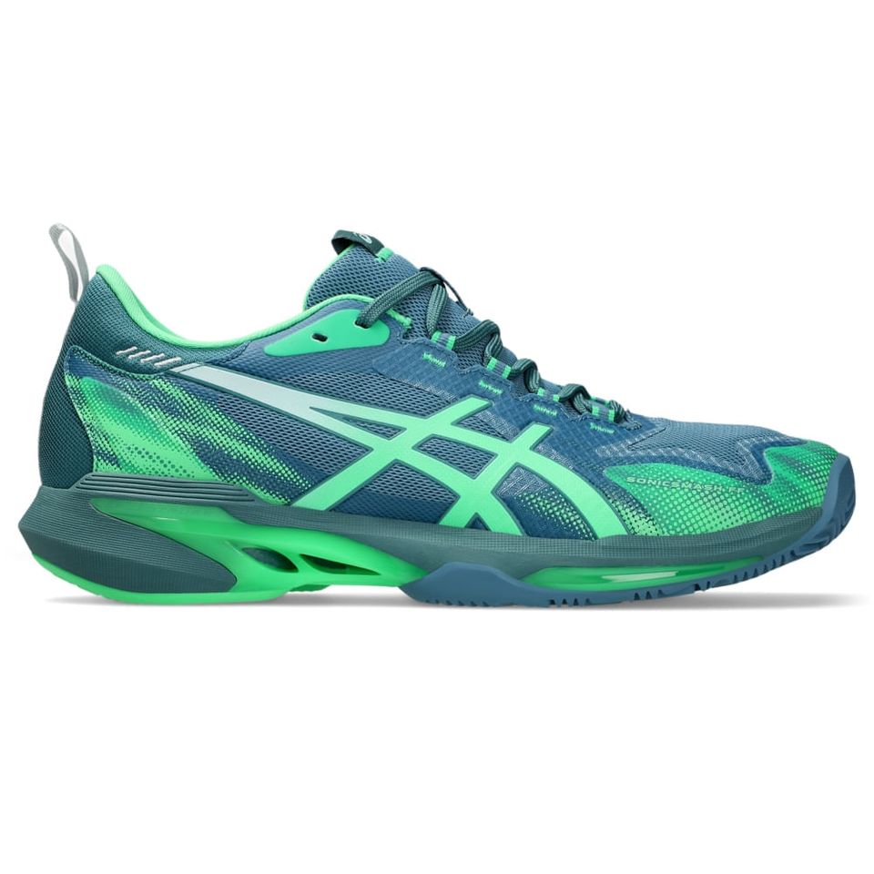 Tênis Asics Sonicsmash Ff - Masculino - Azul/Verde