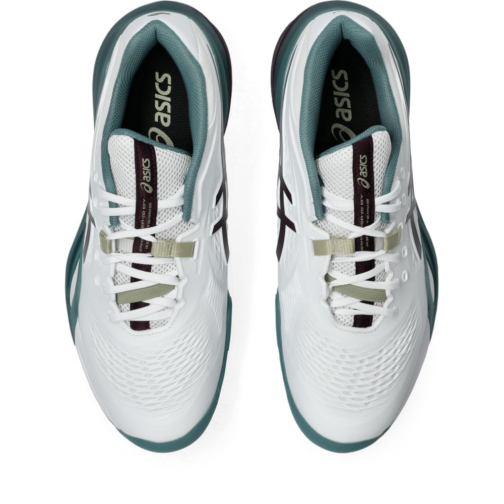 Tênis ASICS Gel-Resolution X - Masculino - Branco/Roxo - tam: 39.5 — foto 8