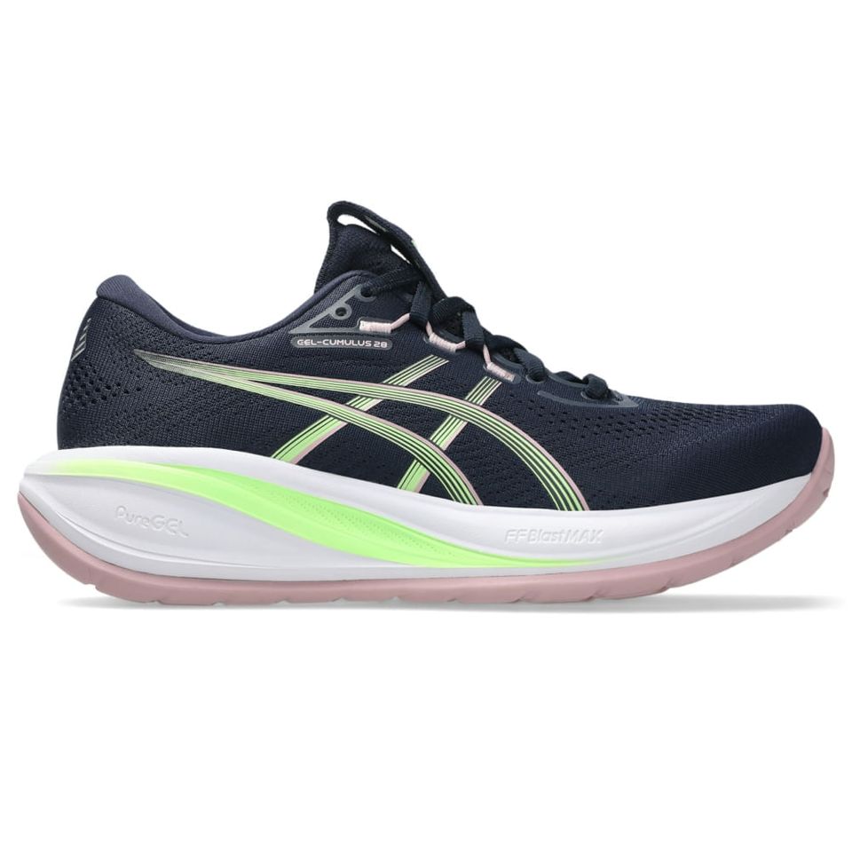 Tênis Asics Gel-Cumulus 28 - Feminino - Azul/Verde