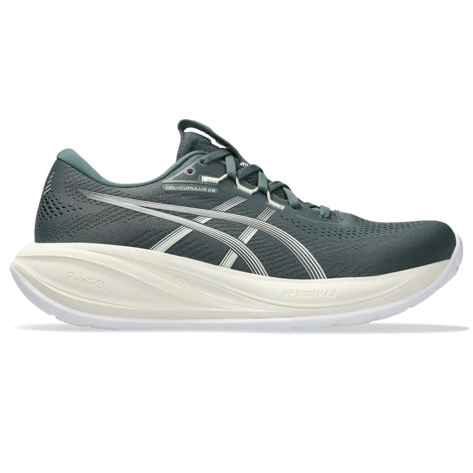 Tênis Asics Gel-Cumulus 28 - Masculino - Verde/Bege