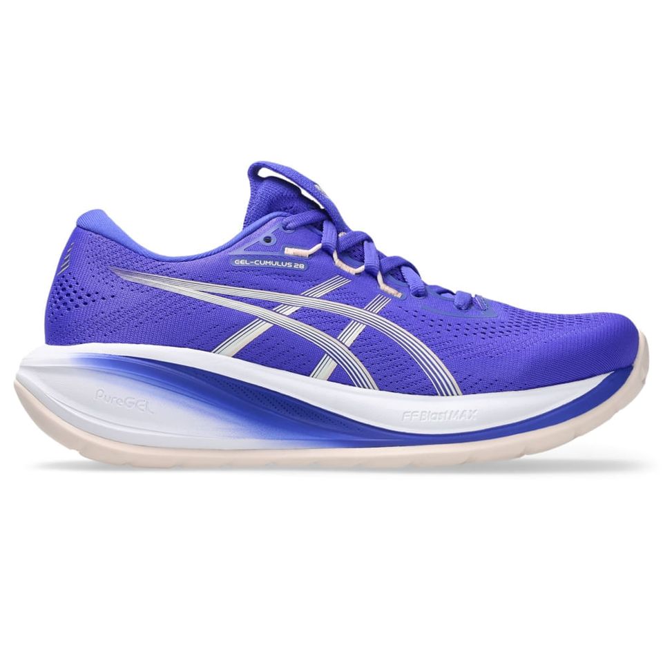 Tênis Asics Gel-Cumulus 28 - Feminino - Azul/Bege