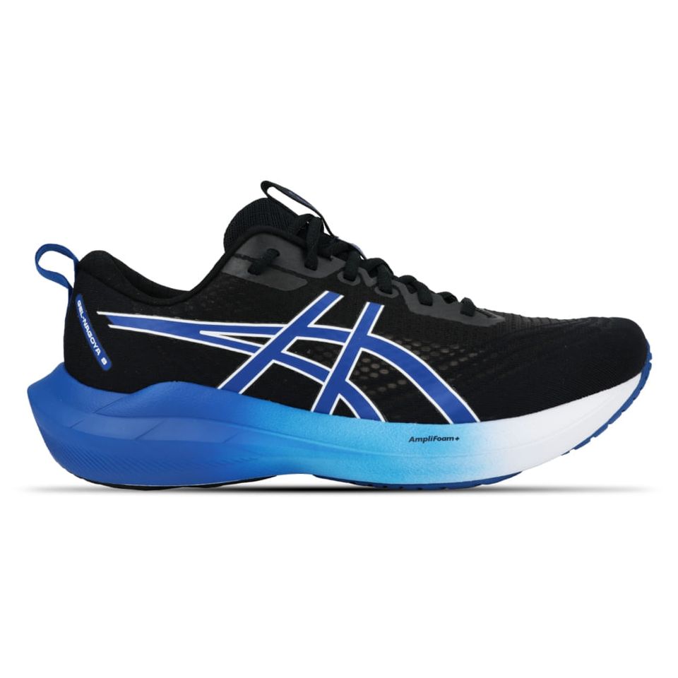 Tênis Asics Gel-Nagoya 8 - Masculino - Preto/Azul