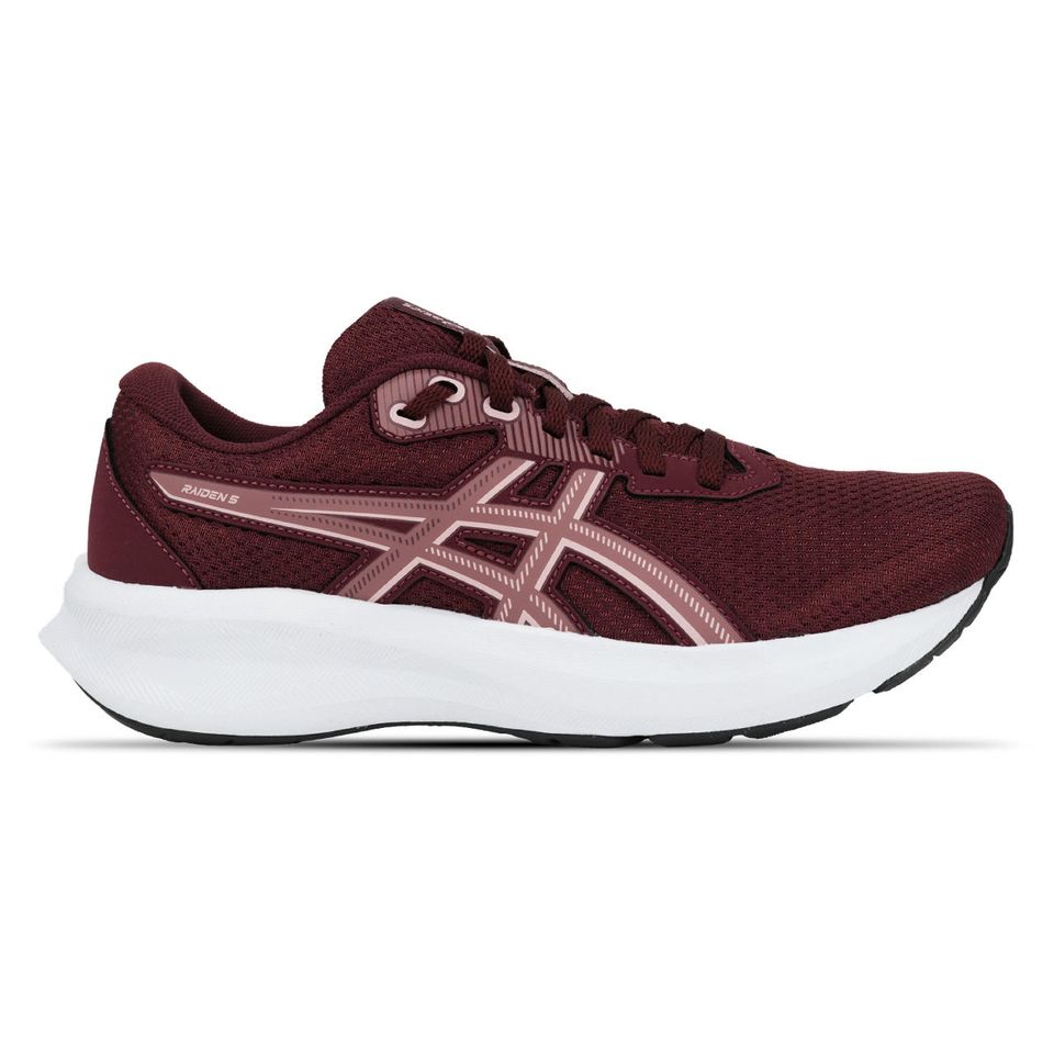 Tênis Asics Raiden 5 - Feminino - Vermelho/Branco