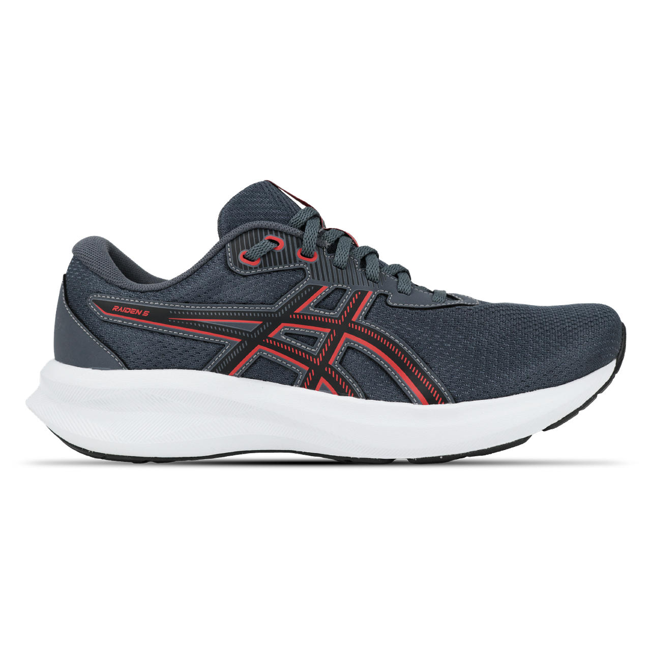 Tênis Raiden 5 - Masculino - Cinza/Vermelho - tam: 42