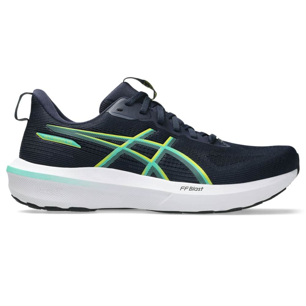 Tênis ASICS GT-1000 14 - Masculino - Azul/Verde - tam: 48