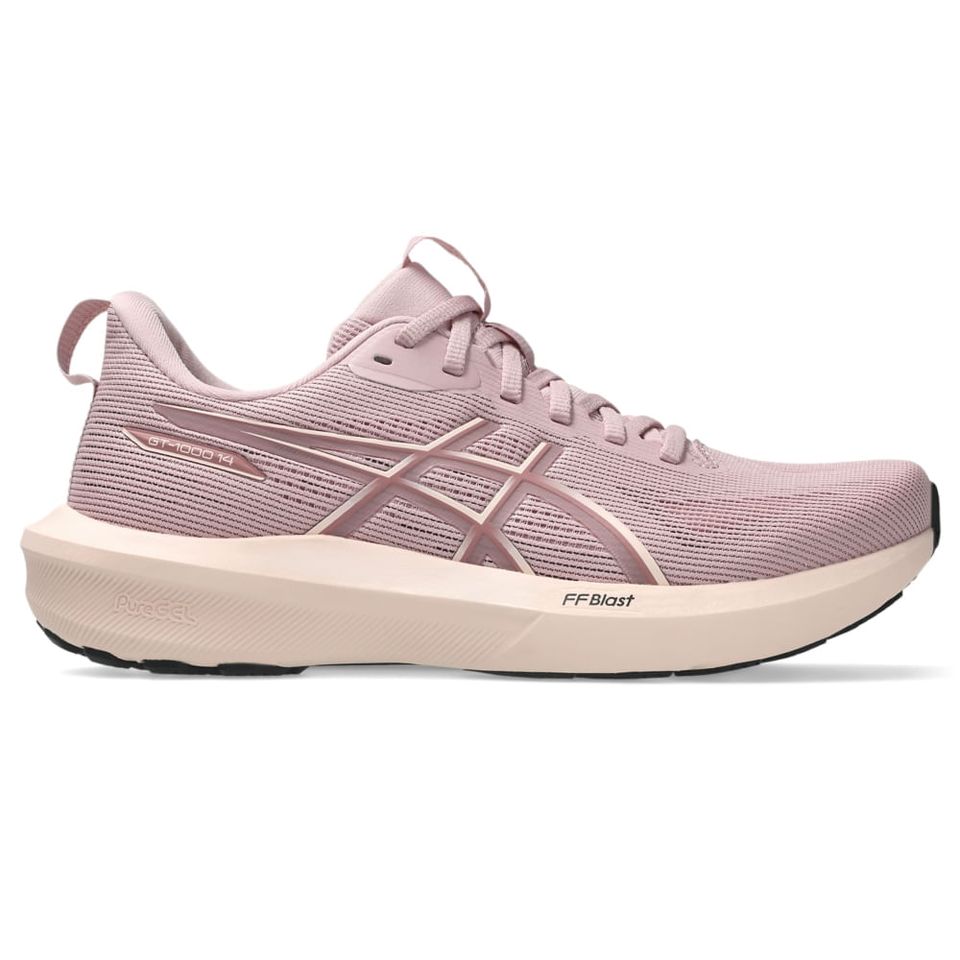 Tênis Asics Gt-1000 14 - Feminino - Bege/Rosa