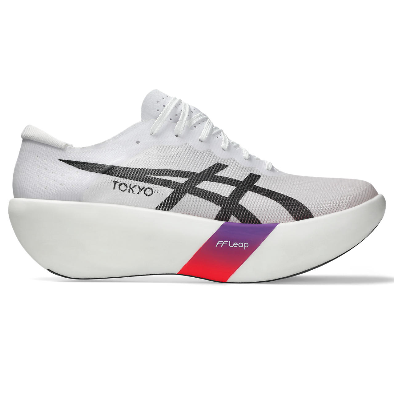 Tênis ASICS Metaspeed Ray - Unissex - Branco/Vermelho - ASICS Brasil