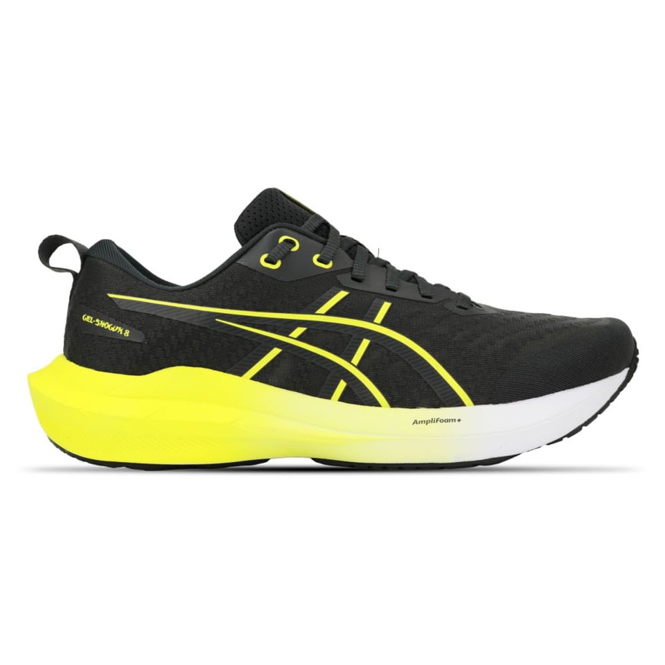 Tênis Asics Gel-Shogun 8 - Masculino - Cinza/Amarelo