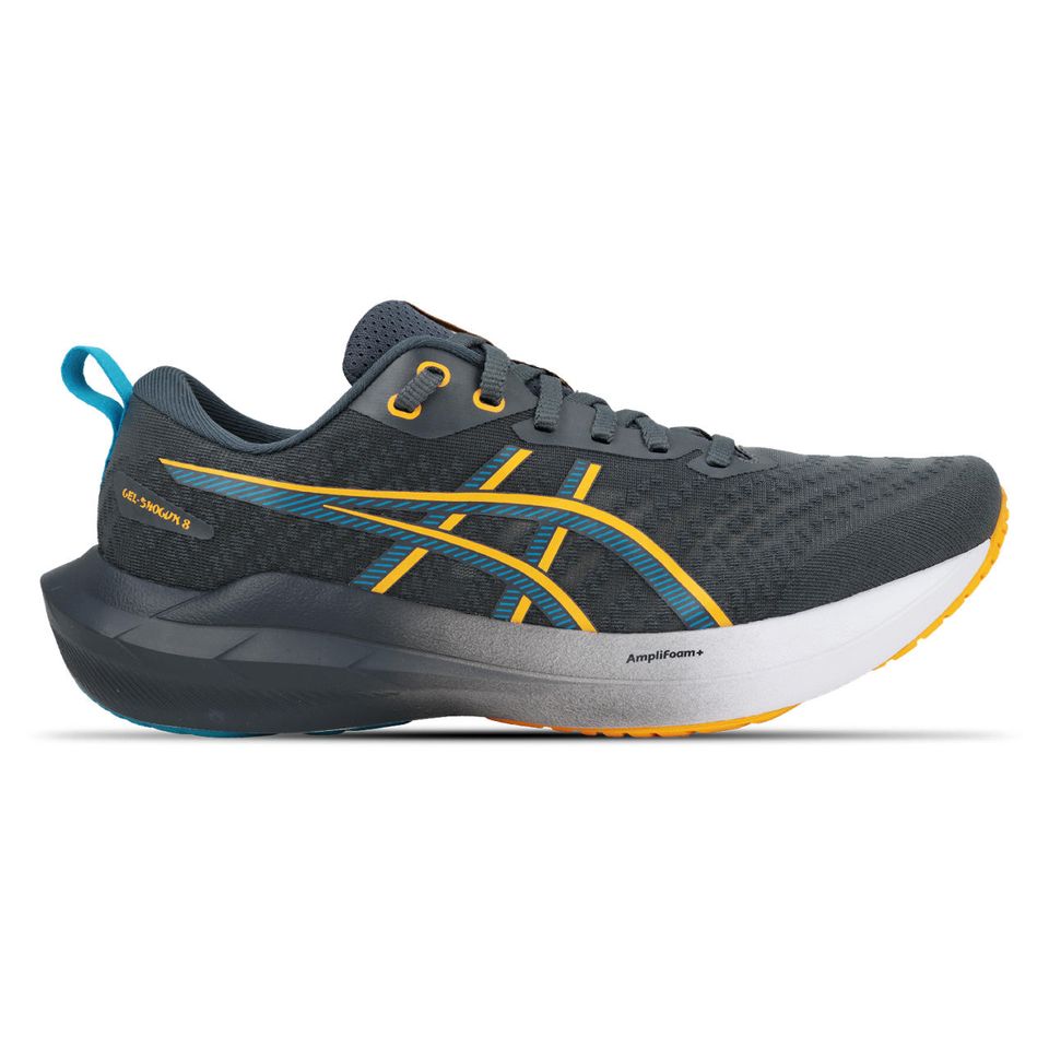 Tênis Asics Gel-Shogun 8 - Masculino - Cinza/Laranja