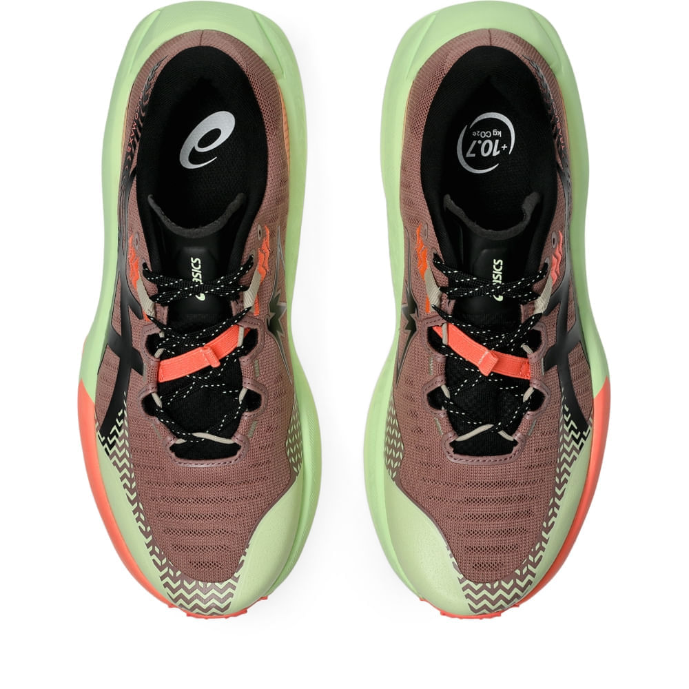 Tênis ASICS Trabuco Max 5 - Masculino - Rosa/Preto - tam: 42 — foto 7