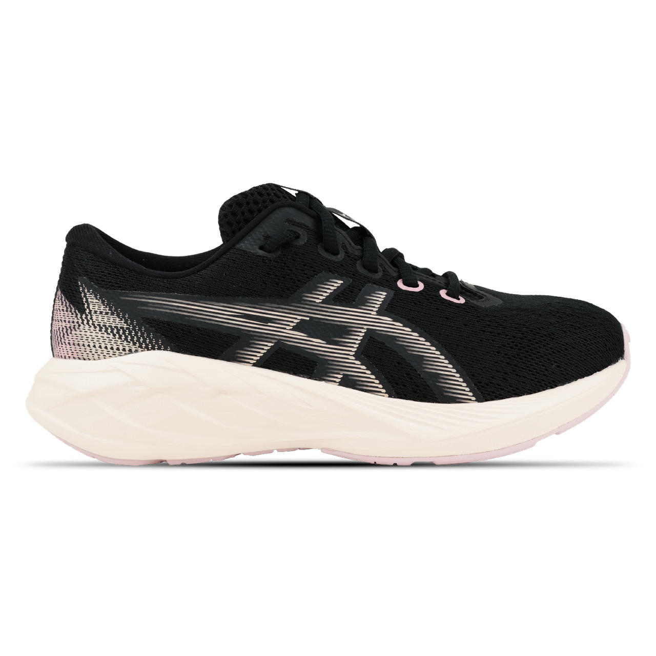 Tênis ASICS Novablast 5 GS - Infantil - Preto/Rosa - tam: 32
