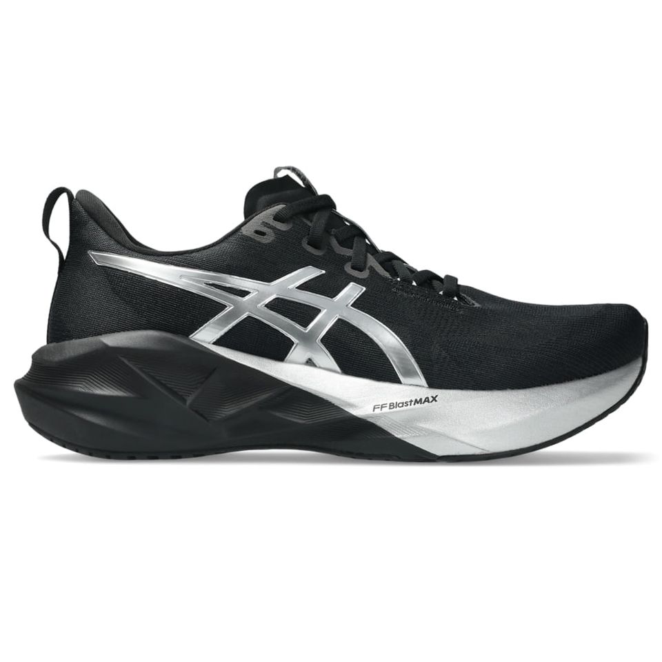 Tênis Asics Novablast 5 Platinum - Masculino - Prata/Preto