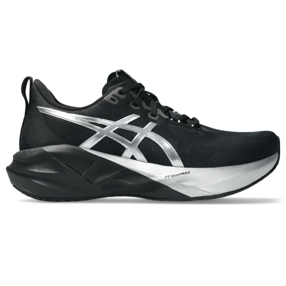 Tênis Asics Novablast 5 Platinum - Feminino - Prata/Preto