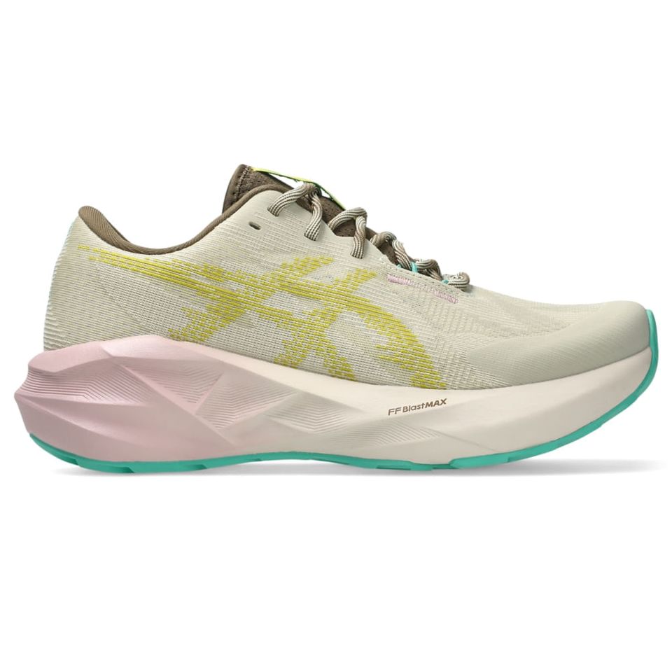 Tênis Asics Novablast 5 Tr - Feminino - Cinza/Verde