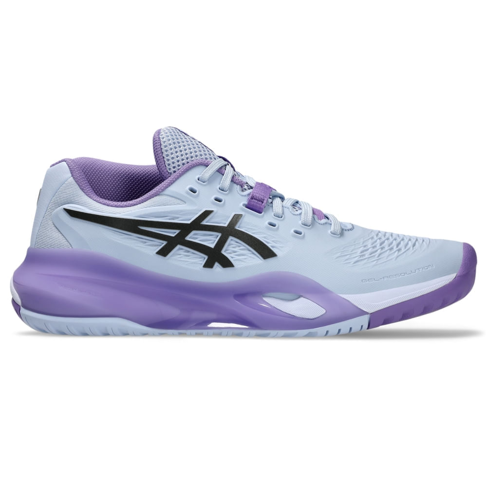 Tênis ASICS Gel-Resolution X Night Energy - Feminino - Azul/Cinza - tam: 40
