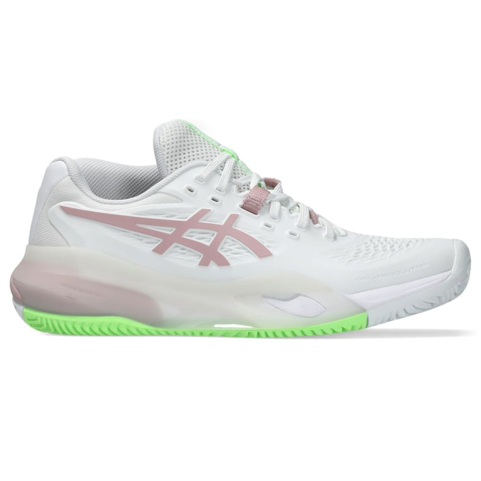 Tênis Asics Gel-Resolution X Saibro - Feminino - Branco/Bege