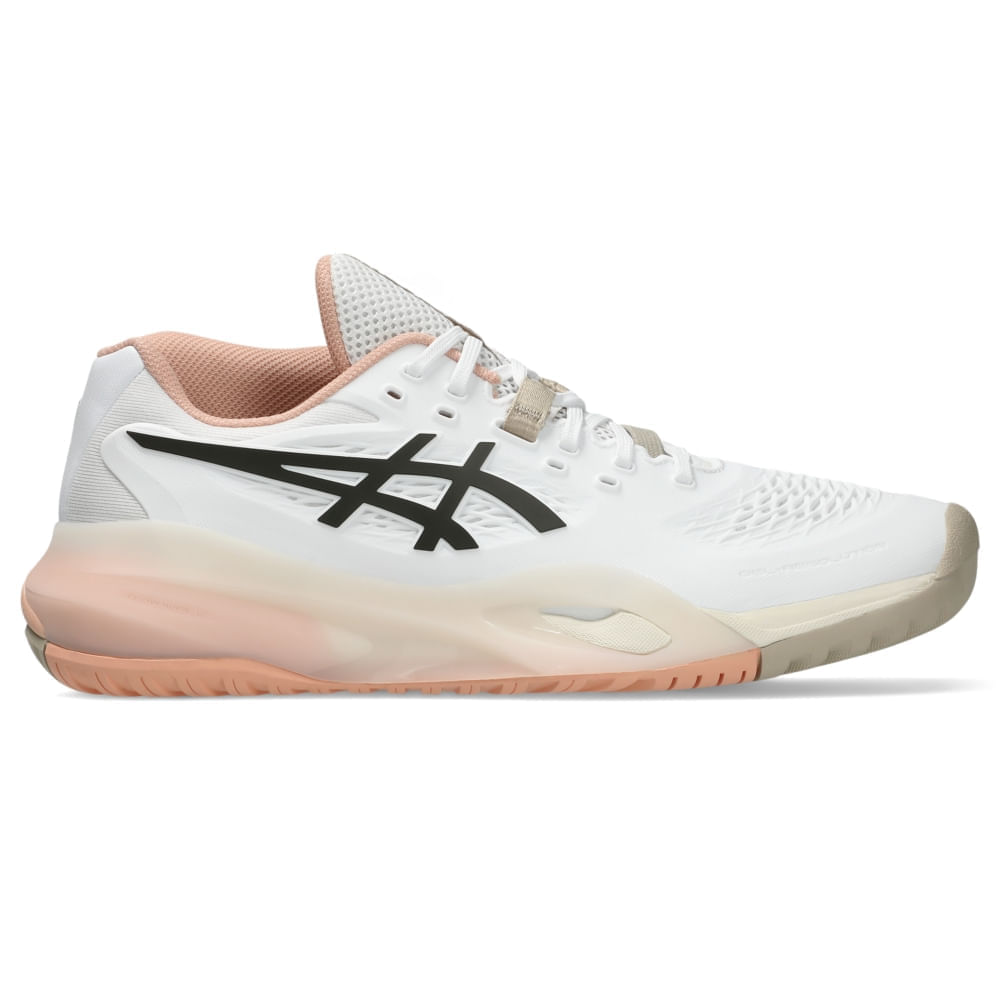 Tênis ASICS Gel-Resolution X - Feminino - Branco/Marrom - tam: 33