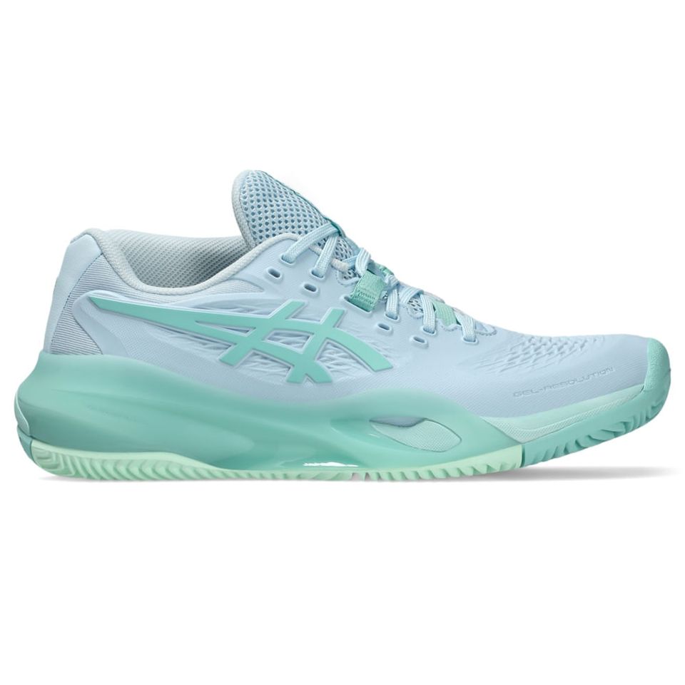 Tênis Asics Gel-Resolution X Saibro - Feminino - Azul/Verde