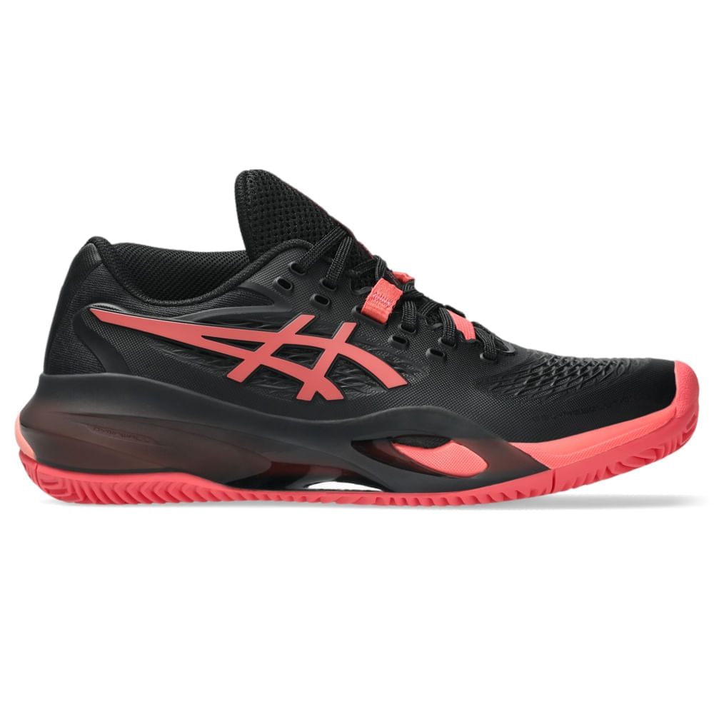 Tênis ASICS Gel-Resolution X Saibro - Feminino - Preto/Rosa - tam: 33