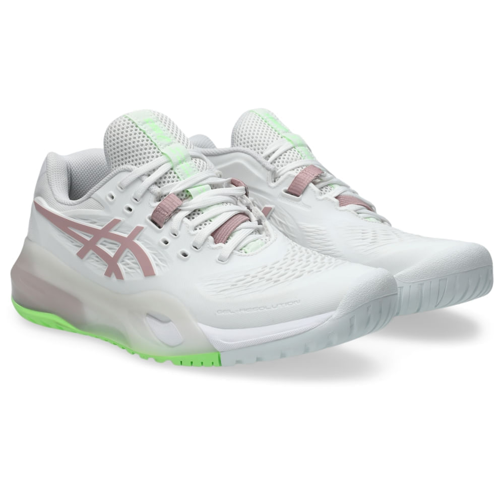 Tênis ASICS Gel-Resolution X - Feminino - Branco/Bege - tam: 41.5 — foto 3