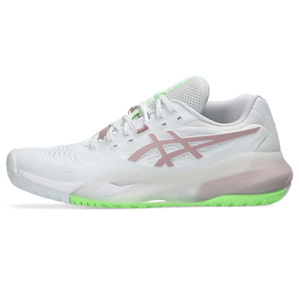 Tênis ASICS Gel-Resolution X - Feminino - Branco/Bege - tam: 41.5 — foto 8