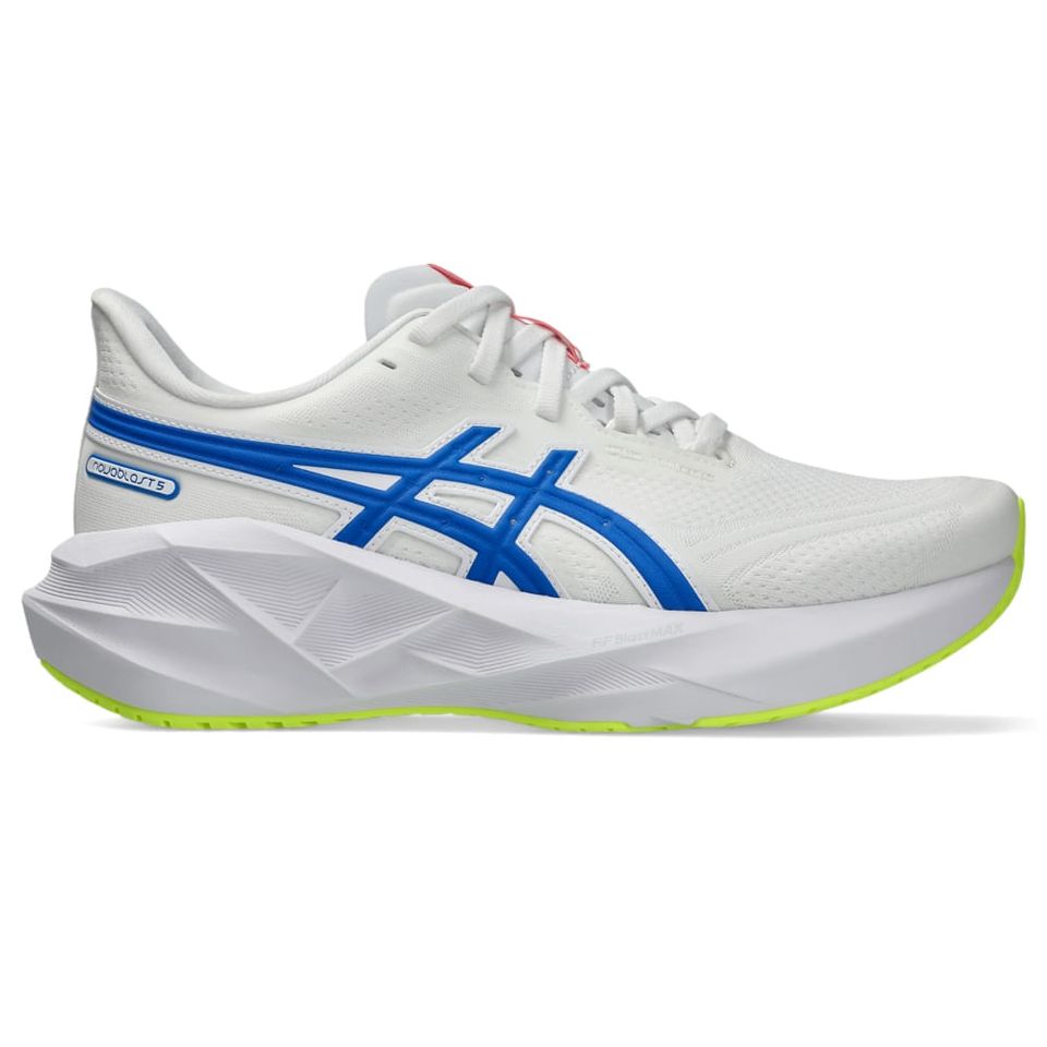 Tênis Asics Novablast 5 Atc - Feminino - Branco/Azul