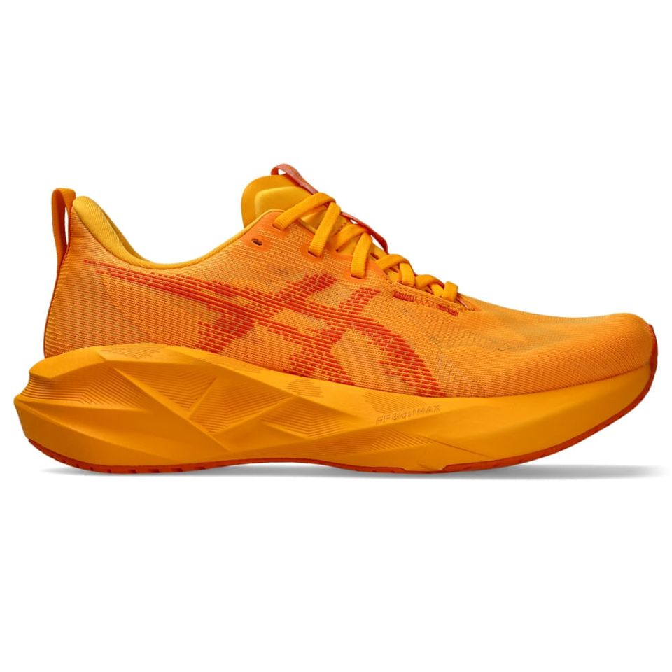 Tênis Asics Novablast 5 - Masculino - Laranja/Amarelo