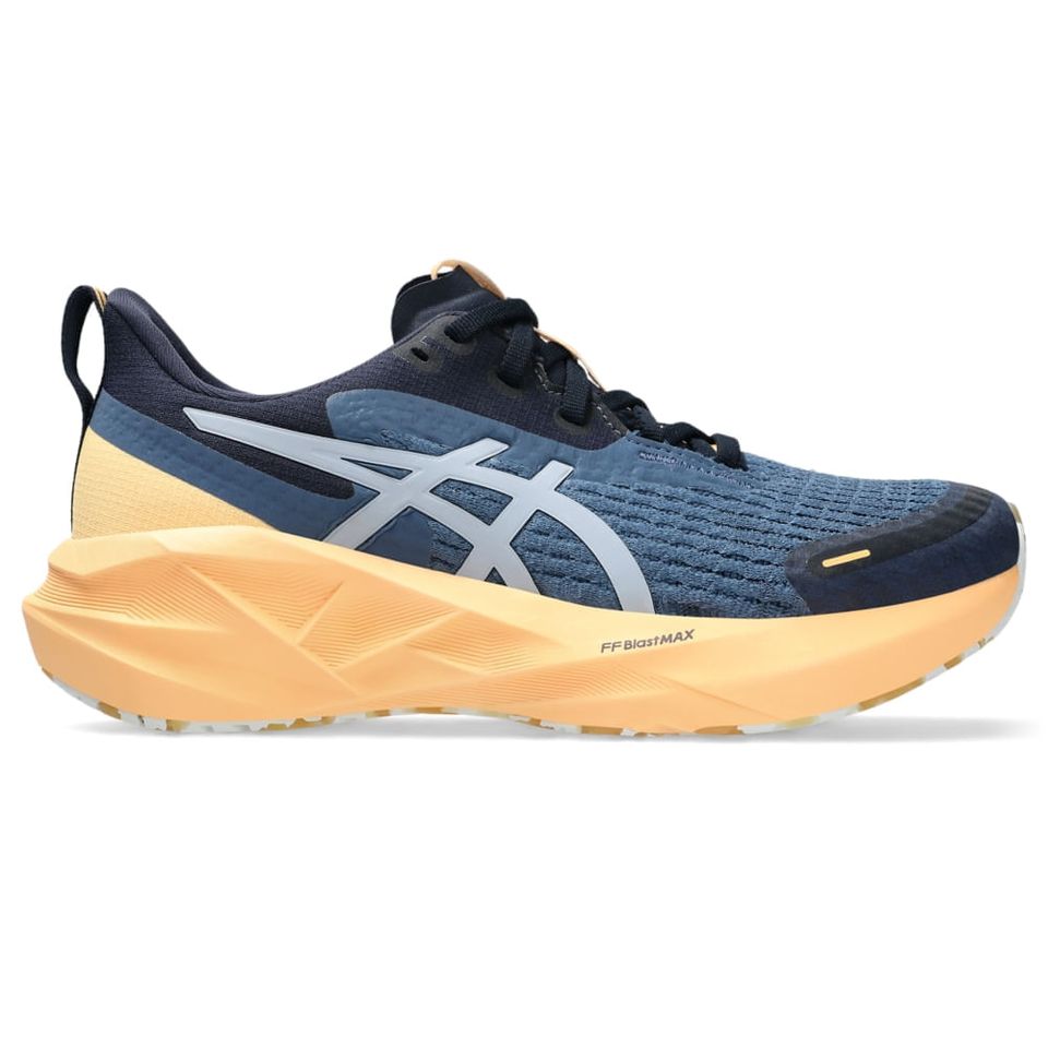 Tênis Asics Novablast 5 Lite-Show - Feminino - Prata/Laranja