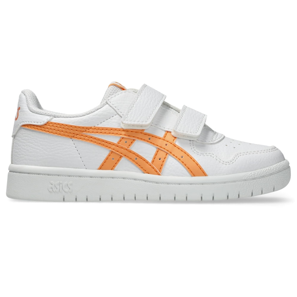 Tênis ASICS Japan S PS - Infantil - Branco/Laranja - tam: 27 — foto 2