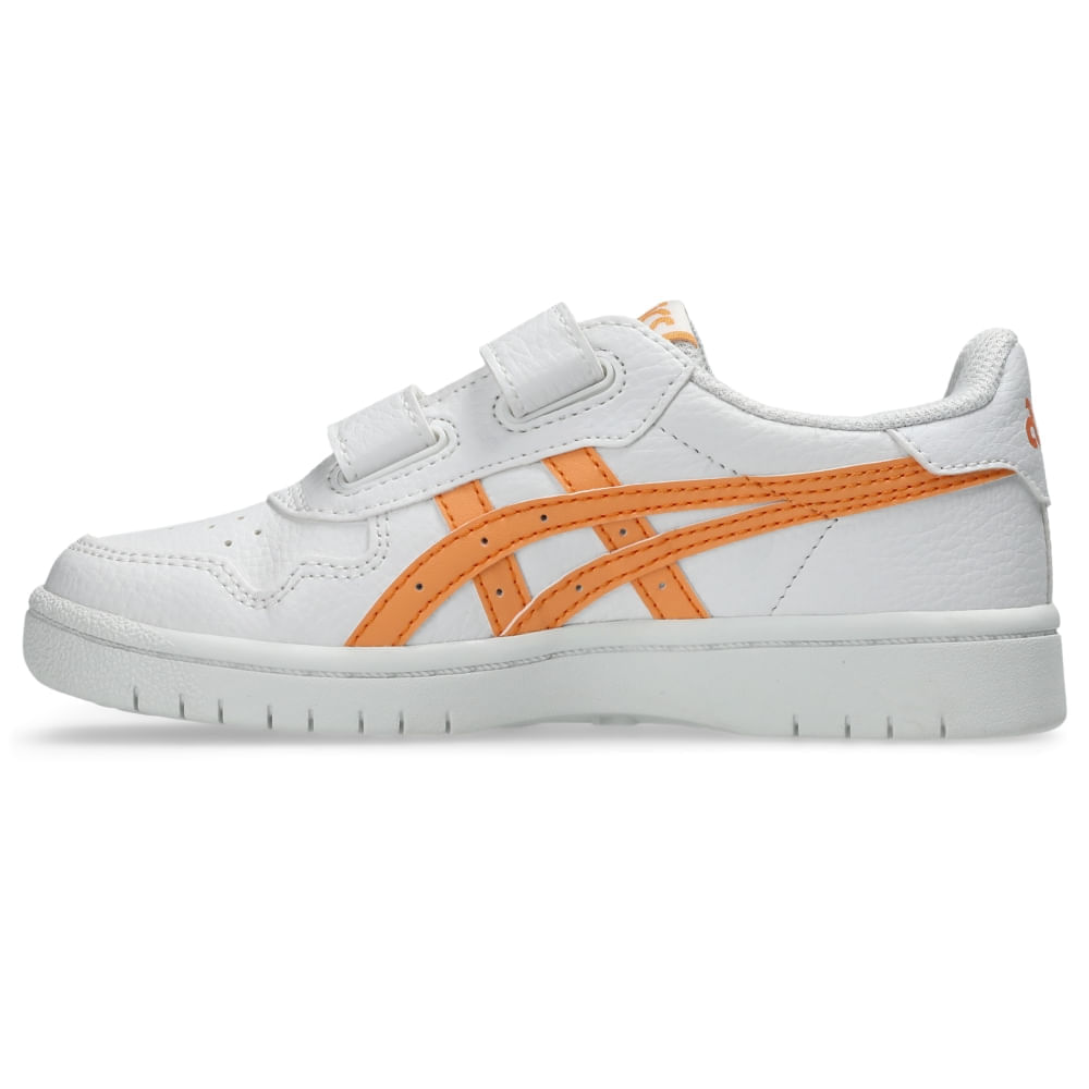 Tênis ASICS Japan S PS - Infantil - Branco/Laranja - tam: 28 — foto 9