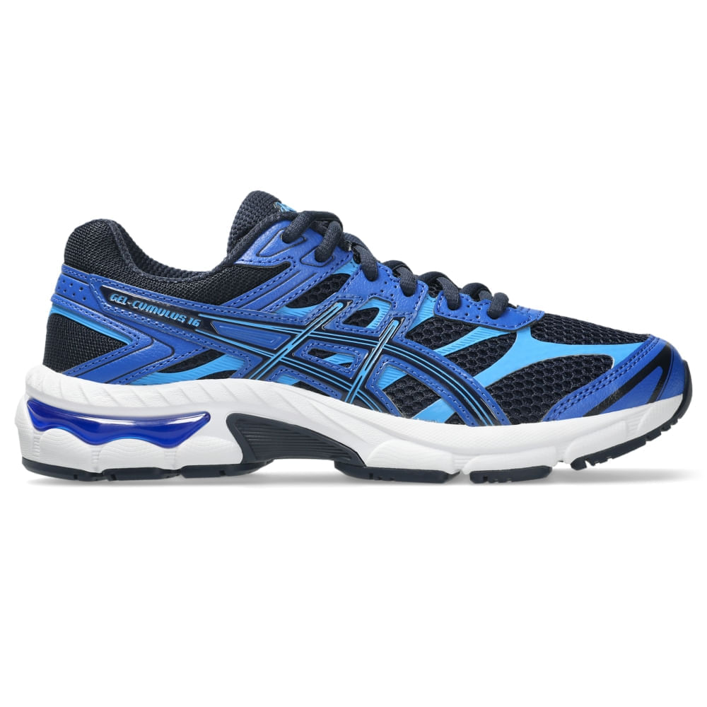 Tênis ASICS Gel Cumulus 16 GS - Azul/Azul - tam: 35.5