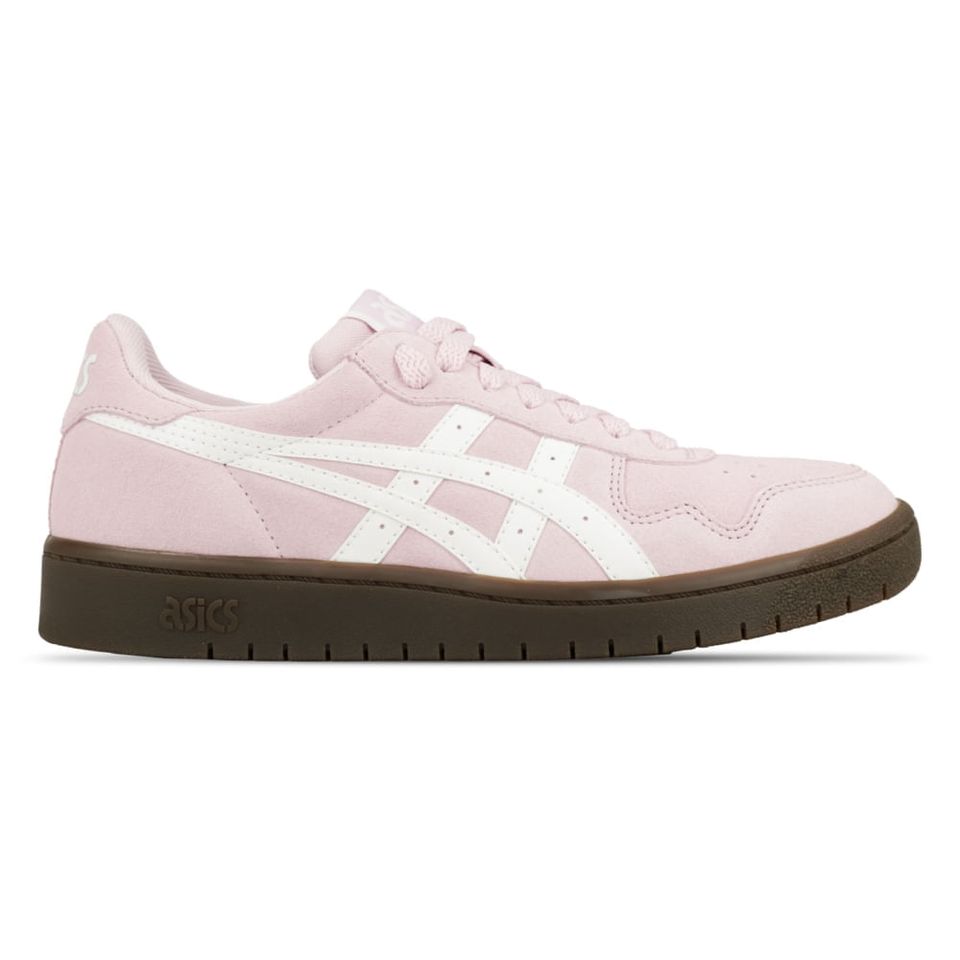 Tênis Asics Japan S Camurca - Feminino - Rosa/Branco