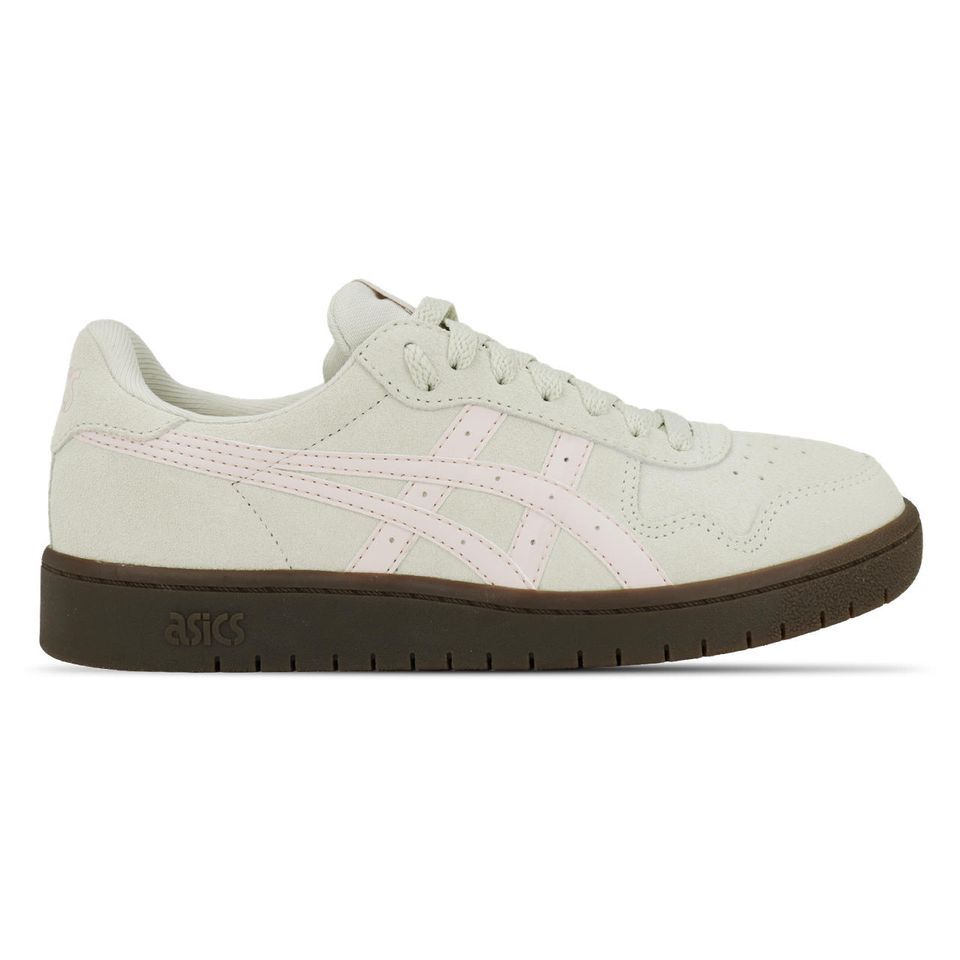 Tênis Asics Japan S Camurca - Feminino - Cinza/Rosa