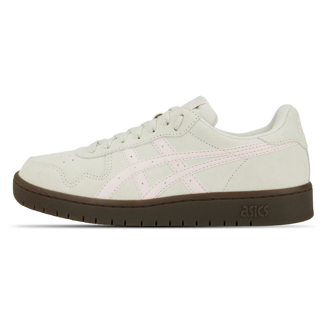 Tênis ASICS Japan S Camurca - Feminino - Cinza/Rosa — foto 9