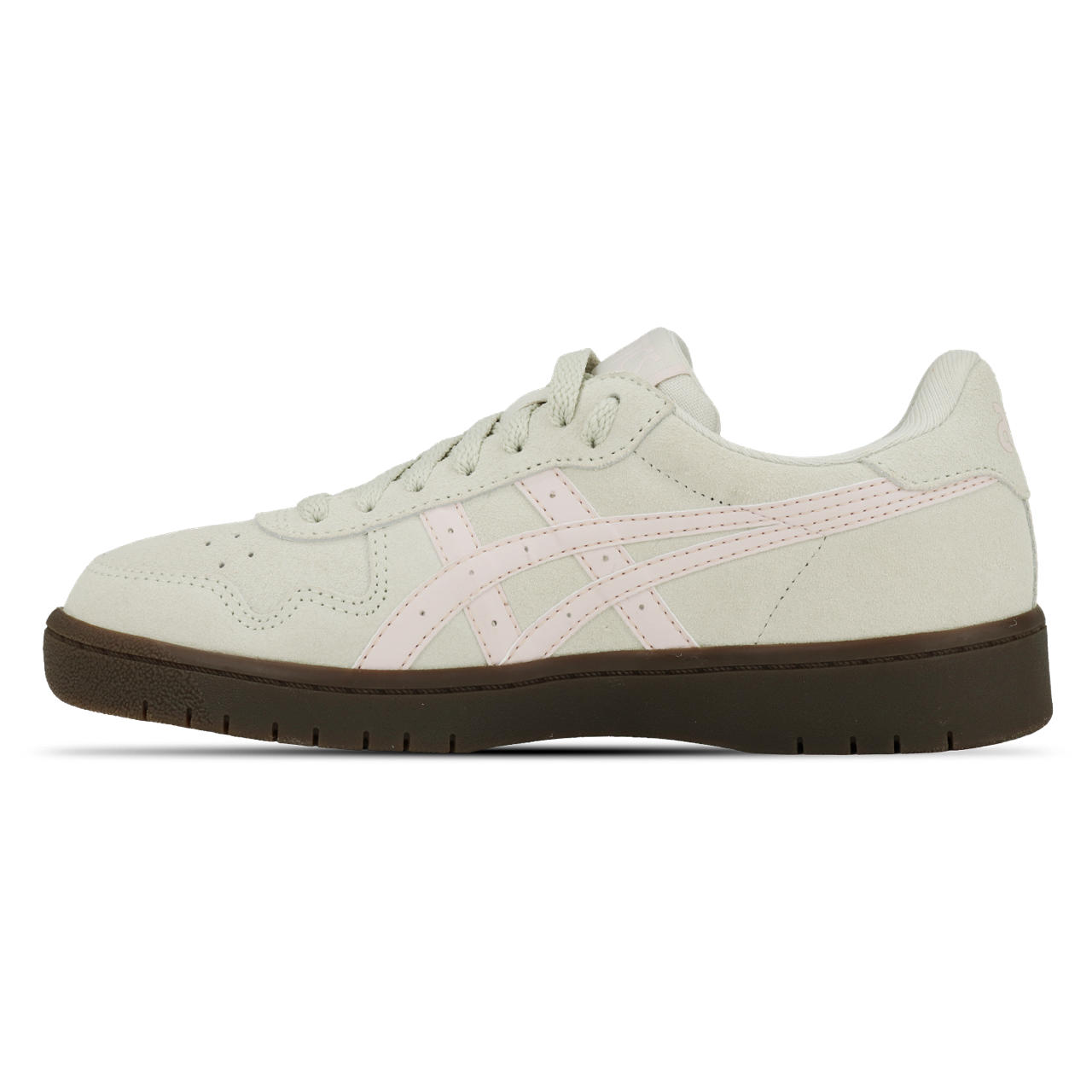 Tênis ASICS Japan S Camurca - Feminino - Cinza/Rosa — foto 10