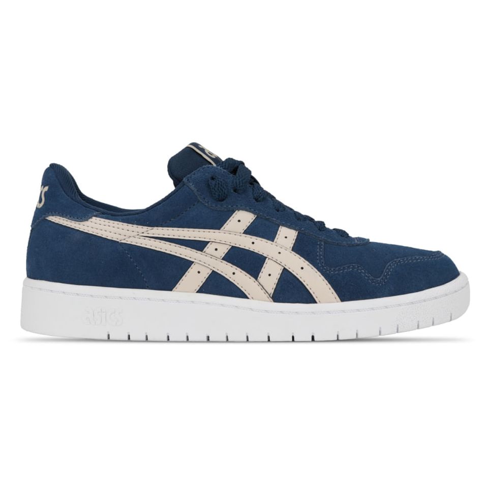 Tênis Asics Japan S Camurca - Feminino - Azul/Bege