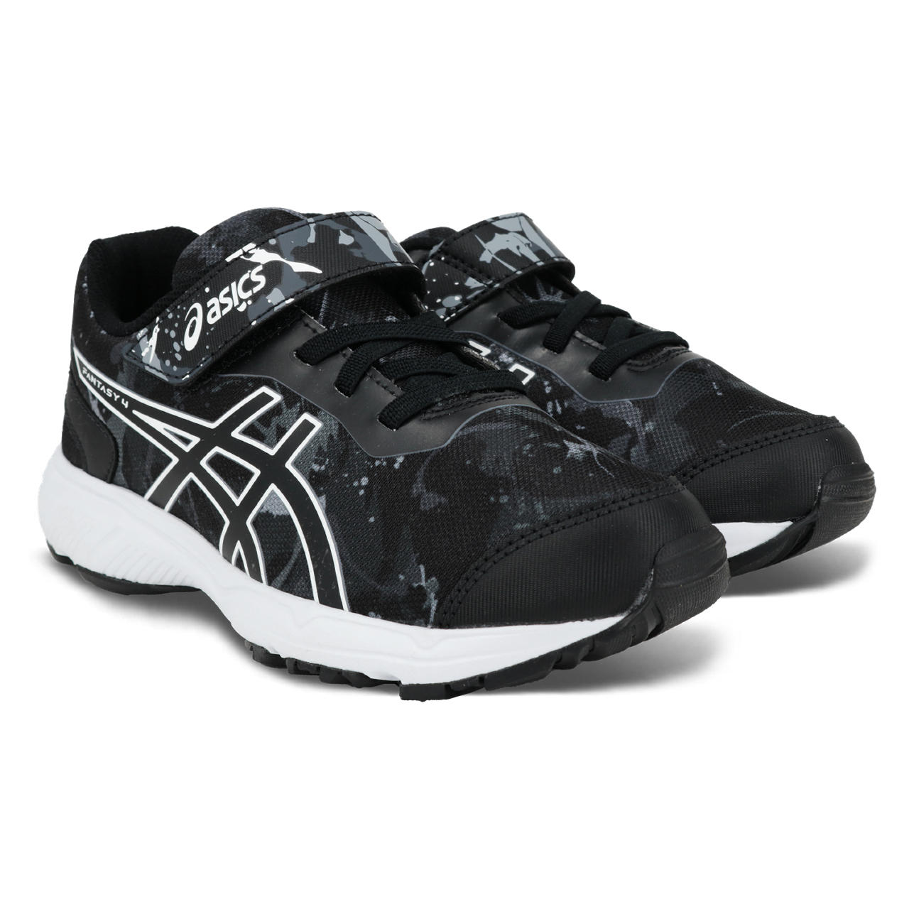 Tênis ASICS Fantasy 4 - Infantil - Preto/Branco - tam: 28 — foto 4